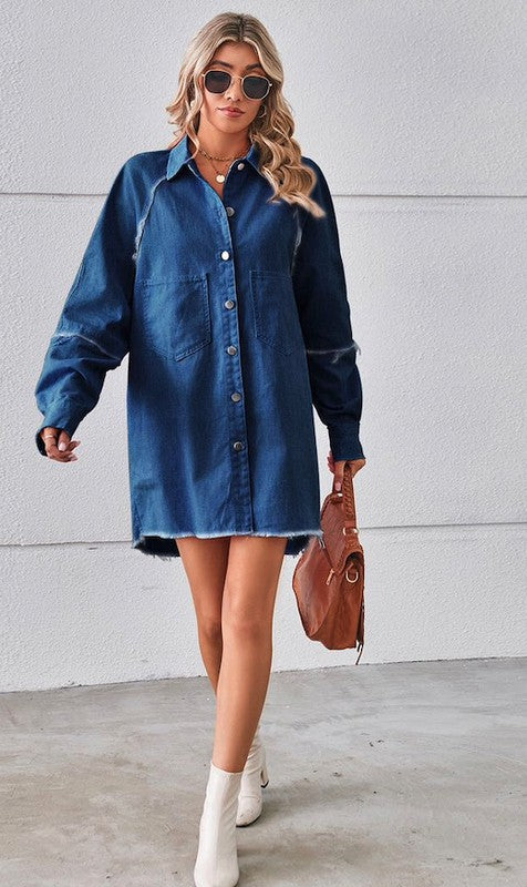 Ladies Denim All Denim Dress All The Way Home Denim Dress Southern Alternative Ladies Denim All Denim Dress All The Way Home Denim Dress Southern Alternative
